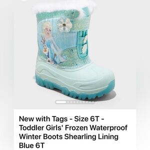 Kids' Blue Winter Boots